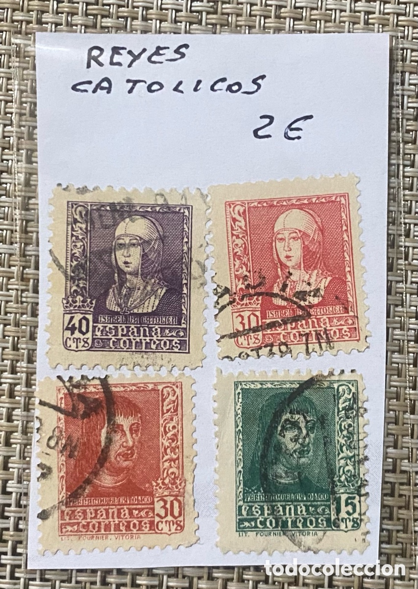 Sellos: 4 sellos reyes catolicos