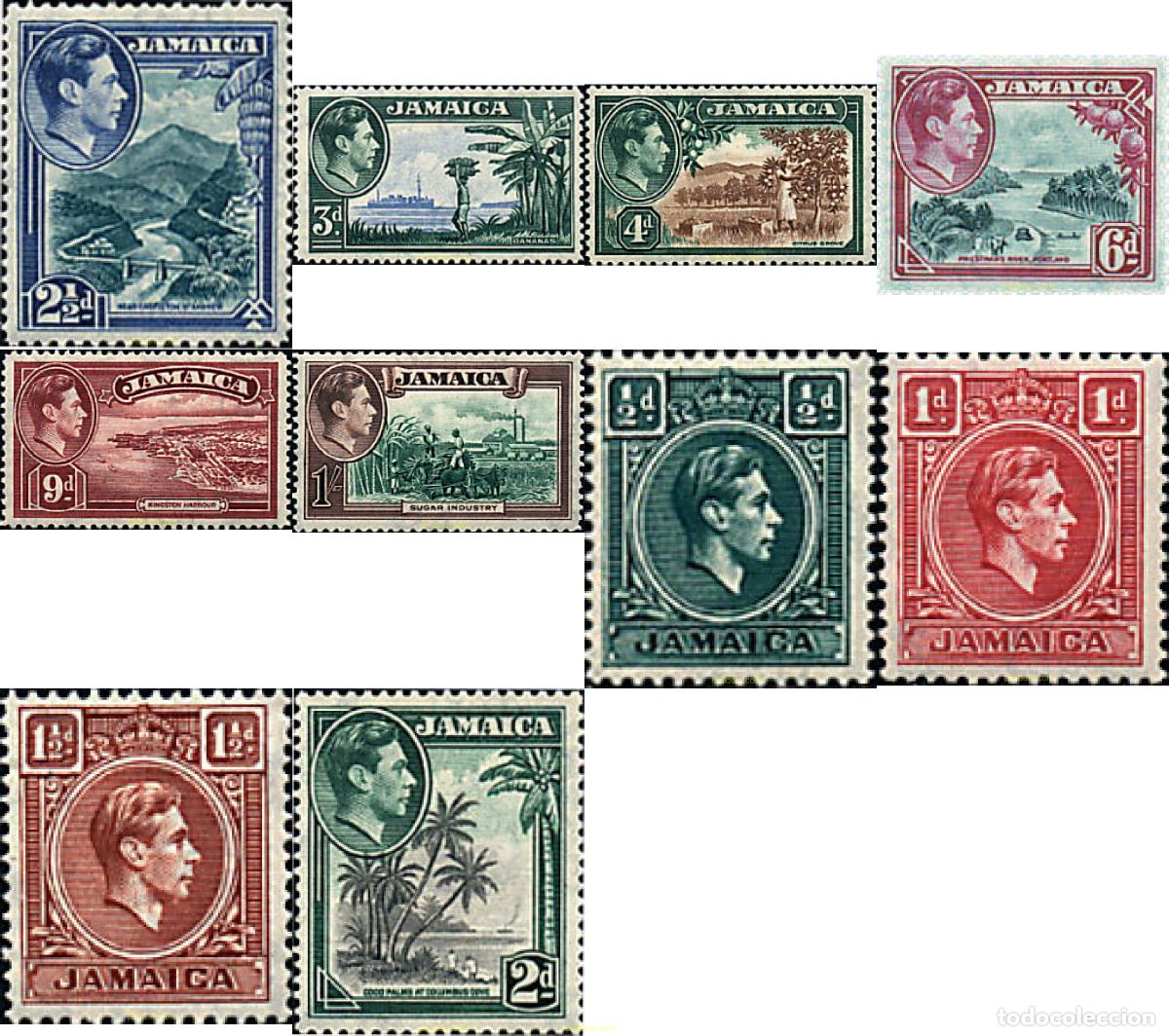 Sellos: 796815 HINGED JAMAICA 1938 JORGE VI - Foto 1