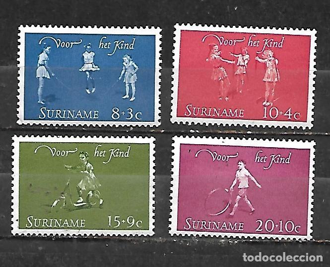 Sellos: 1964: SURINAME Serie &rdquo;Fundaci&oacute;n para la protecci&oacute;n de la infancia&rdquo; (MNH**)