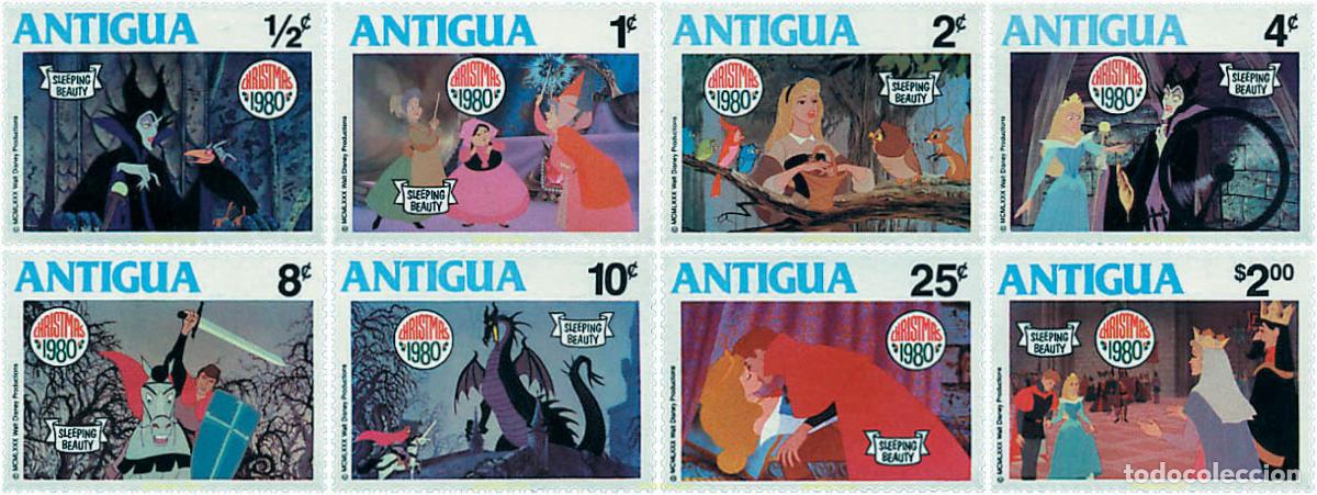Sellos: 721904 MNH ANTIGUA 1980 NAVIDAD. LA BELLA DURMIENTE DEL BOSQUE