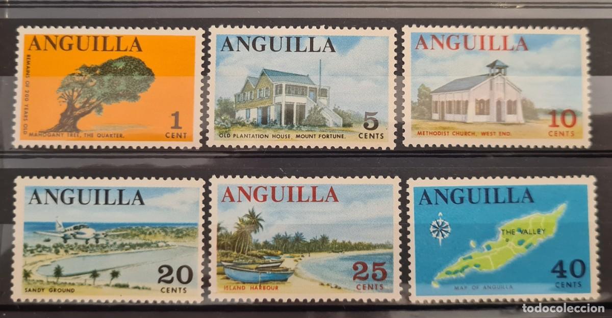Sellos: Serie de sellos nuevos de Anguilla 1967-68