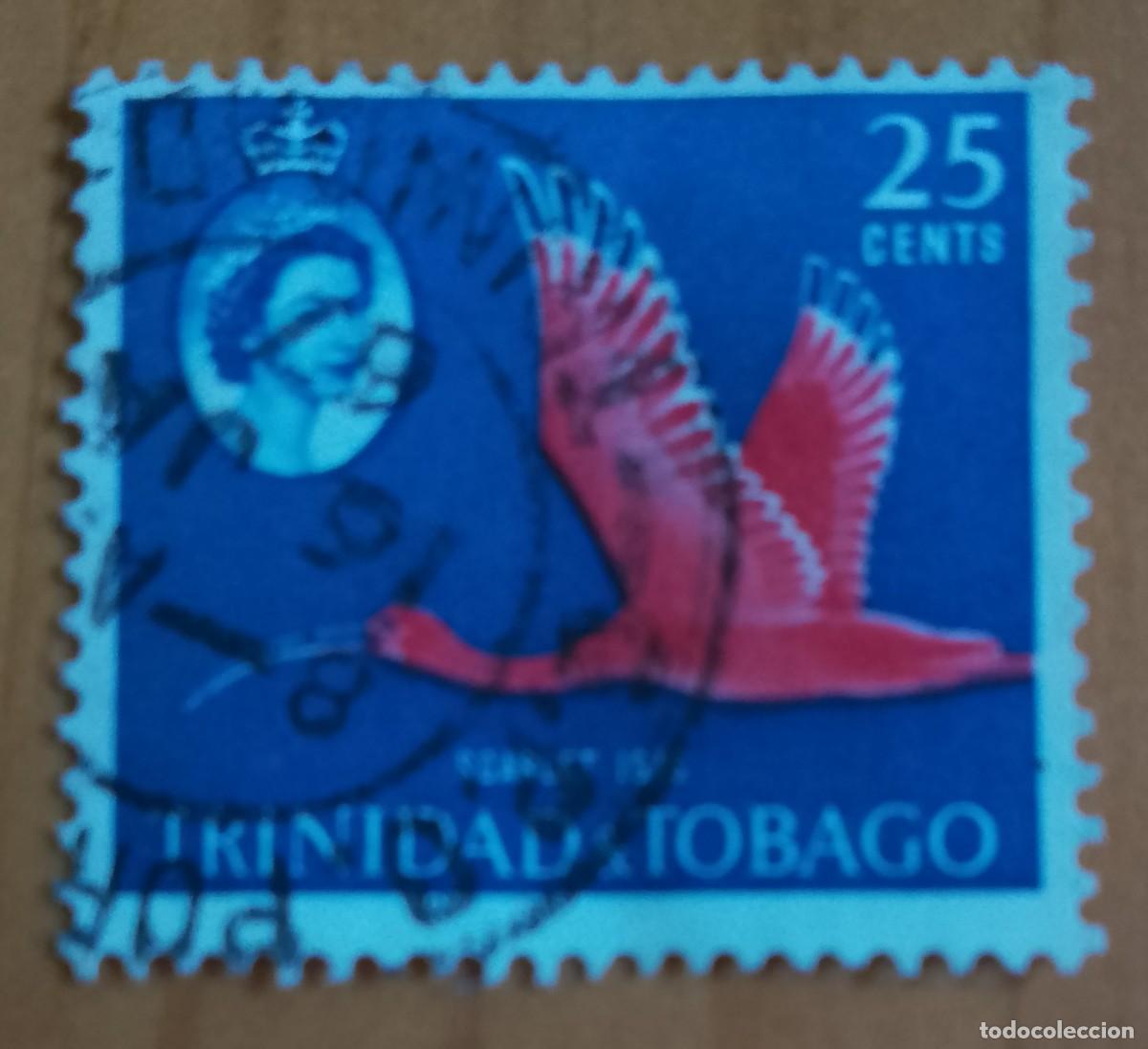 Sellos: TRINIDAD Y TOBAJO - FLORA, AVE, SCARLET