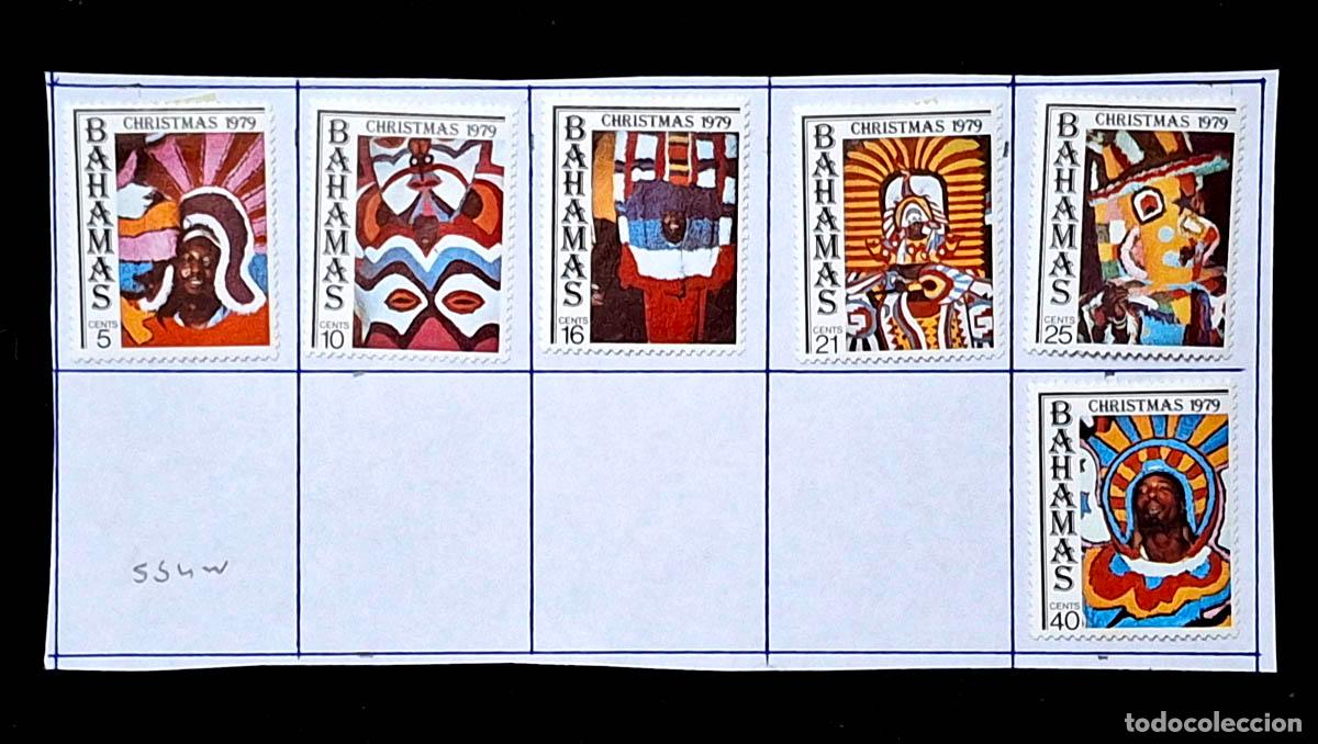 Sellos: 1979, 6 sellos de Navidad en Bahamas