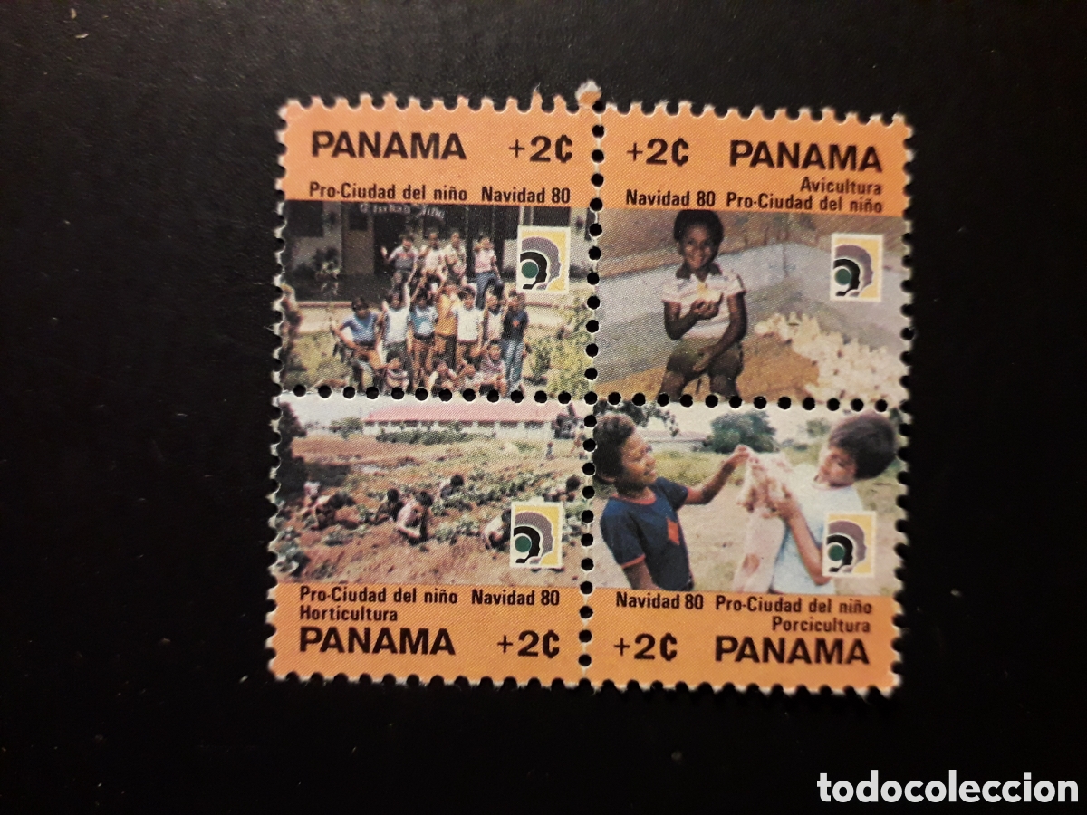 Sellos: PANAM&Aacute; YVERT 622/5 SERIE COMPLETA USADA 1980 NAVIDAD, NI&Ntilde;OS PEDIDO M&Iacute;NIMO 3&euro;