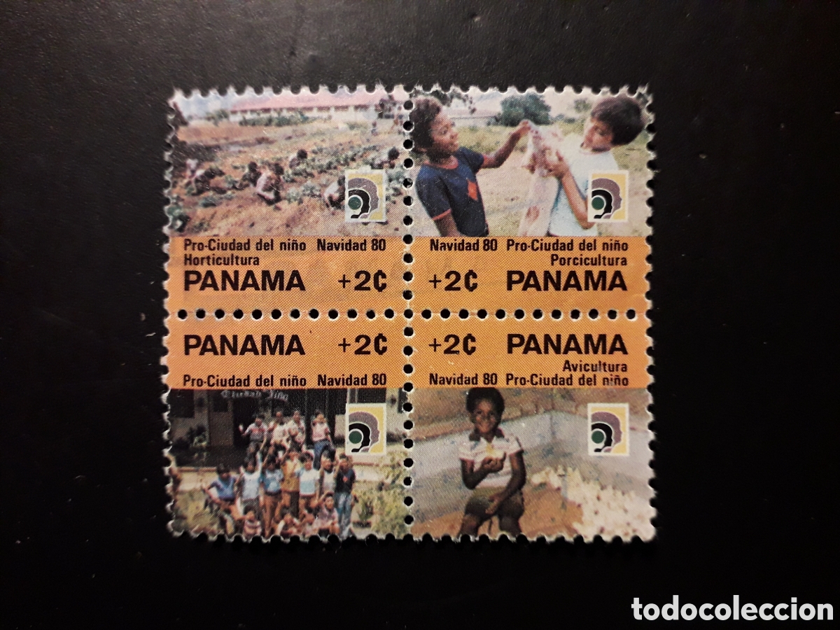 Sellos: PANAM&Aacute; YVERT 622/5 SERIE COMPLETA USADA 1980 NAVIDAD, NI&Ntilde;OS PEDIDO M&Iacute;NIMO 3&euro;
