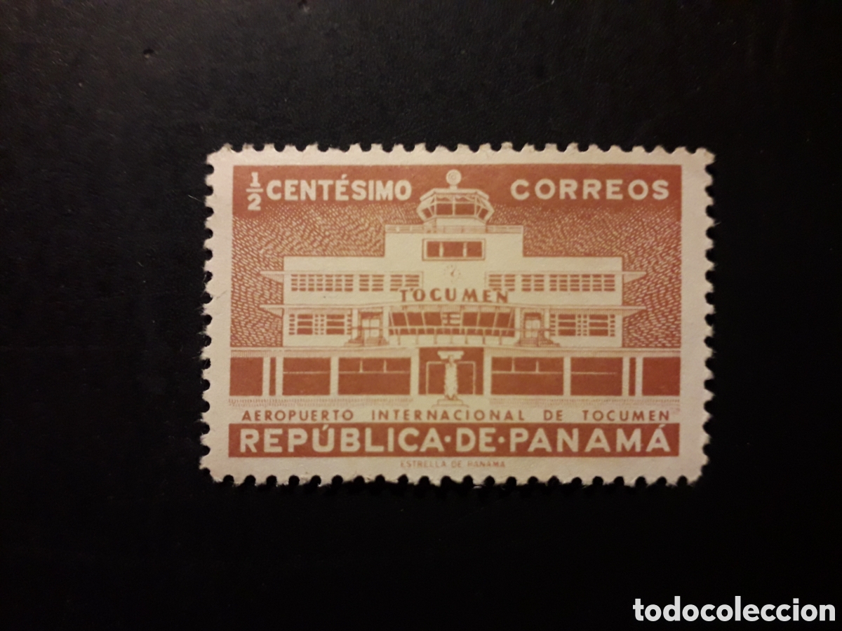 Sellos: PANAM&Aacute; YVERT 298 SERIE COMPLETA NUEVA CON CHARNELA 1955 AEROPUERTO DE TUCUMEN PEDIDO M&Iacute;NIMO 3&euro;