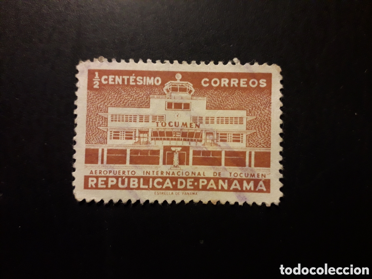 Sellos: PANAM&Aacute; YVERT 298 SERIE COMPLETA USADA 1955 AEROPUERTO DE TUCUMEN PEDIDO M&Iacute;NIMO 3&euro;