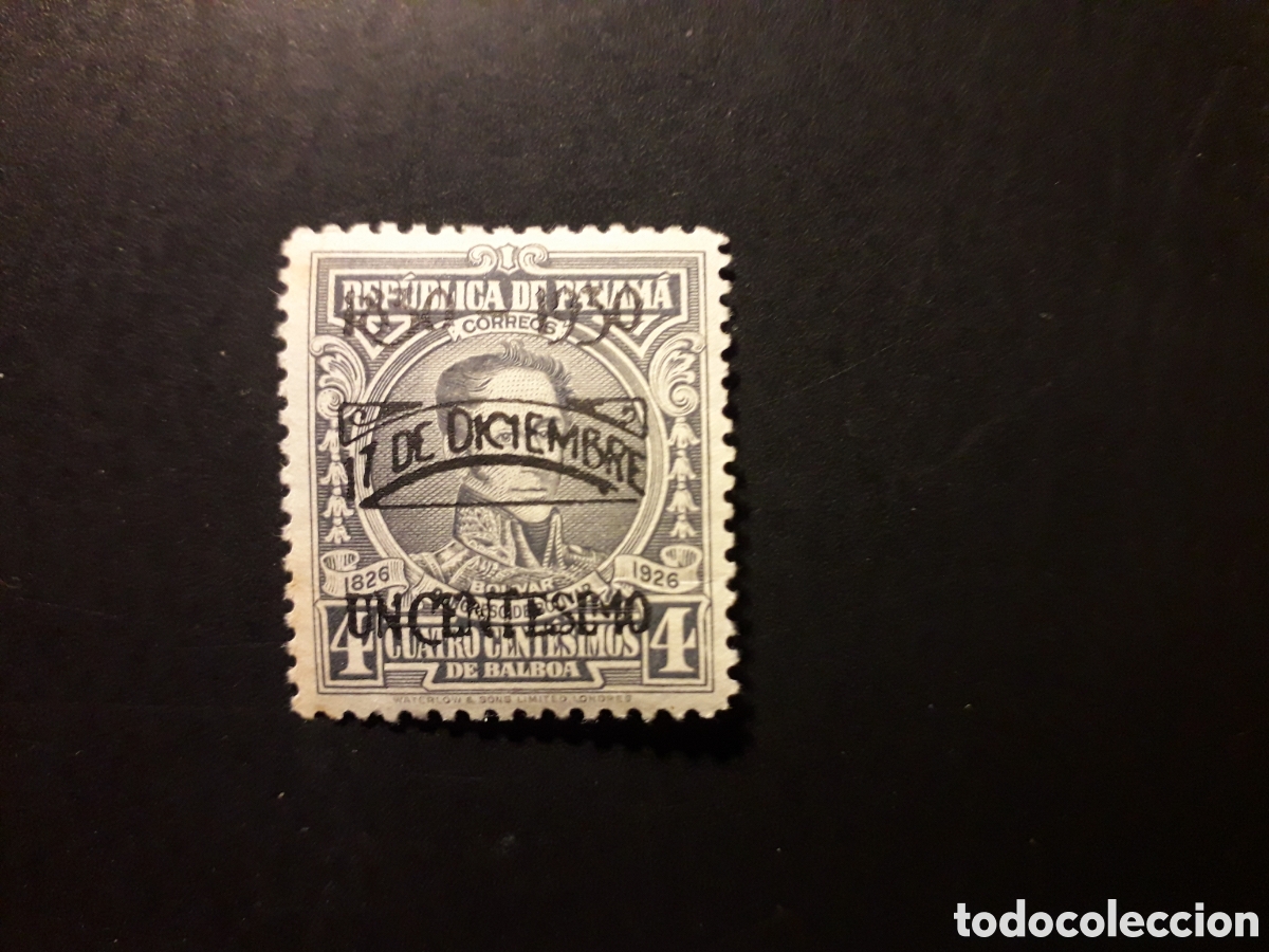 Sellos: PANAM&Aacute; YVERT 160 SERIE COMPLETA NUEVA *** 1930 SIM&Oacute;N BOL&Iacute;VAR SOBRECARGADO PEDIDO M&Iacute;NIMO 3&euro;