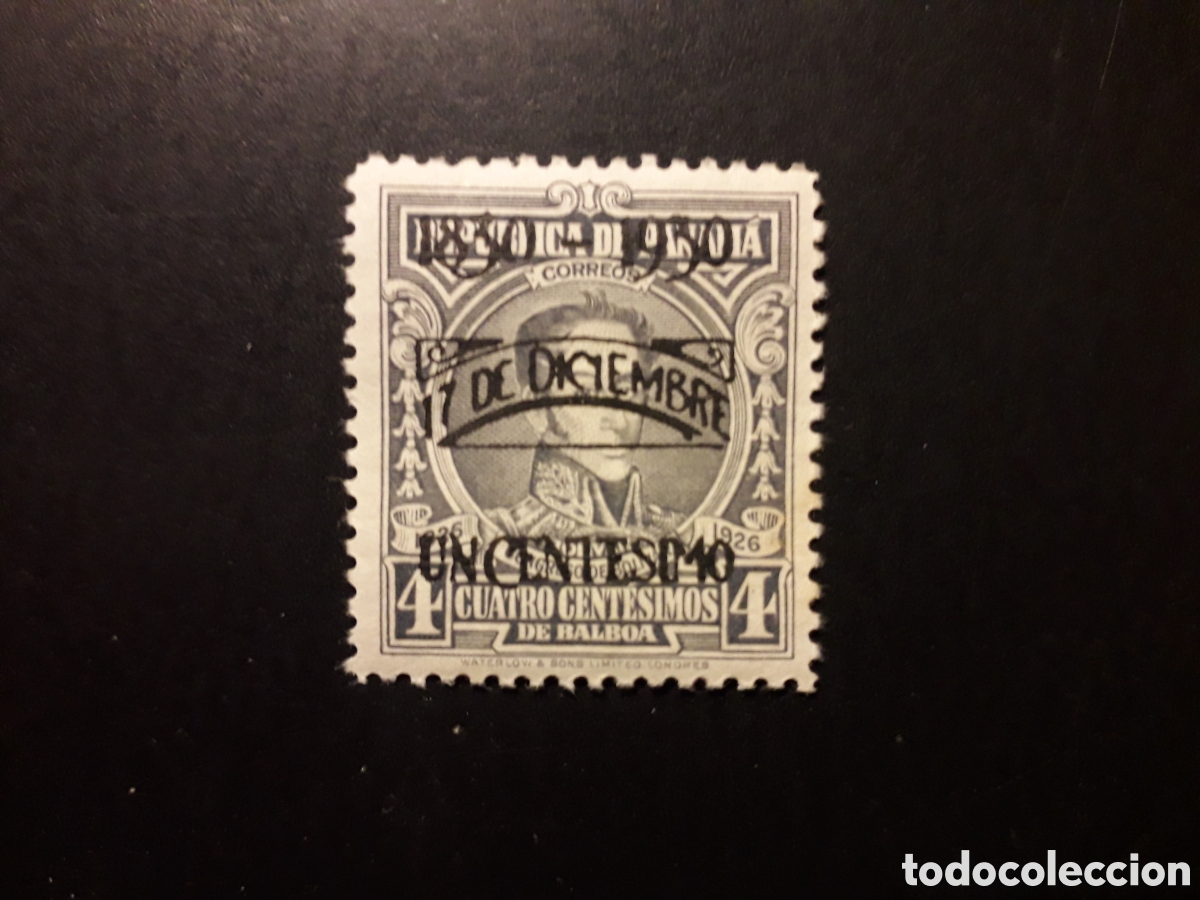 Sellos: PANAM&Aacute; YVERT 160 SERIE COMPLETA NUEVA *** 1930 SIM&Oacute;N BOL&Iacute;VAR SOBRECARGADO PEDIDO M&Iacute;NIMO 3&euro;