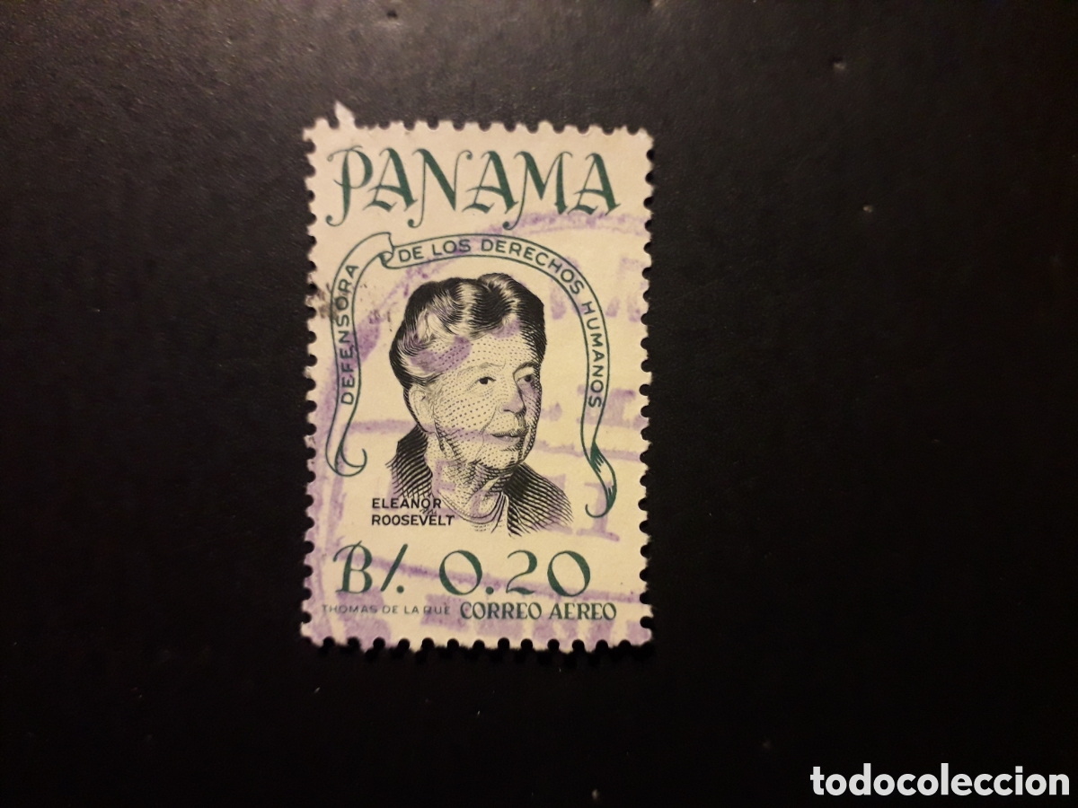 Sellos: PANAM&Aacute; YVERT A 312 SERIE COMPLETA USADA 1964 ELEONOR ROOSEVELT PEDIDO M&Iacute;NIMO 3&euro;