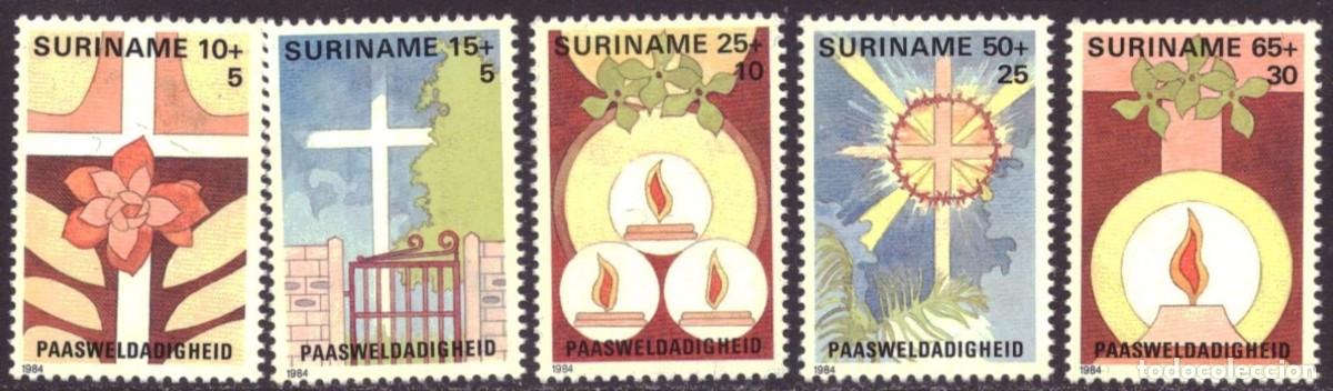 Sellos: SURINAM 1984 SERIE 5 STAMPS MNH EASTER PASCUA PAQUES OSTERN