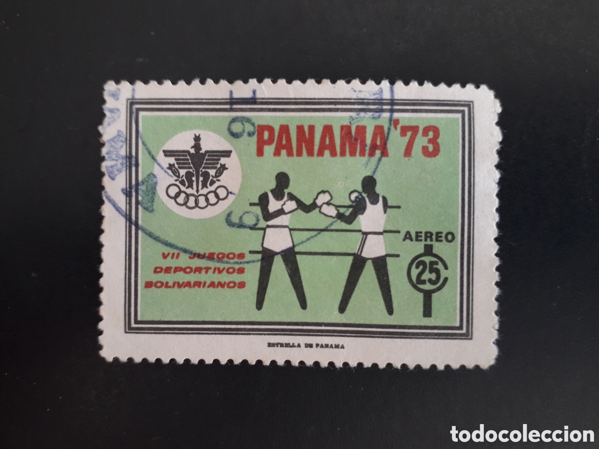 Sellos: PANAM&Aacute; YVERT A 487 SELLO SUELTO USADO 1973 DEPORTES JUEGOS BOLIVARIANOS BOXEO PEDIDO M&Iacute;NIMO 3&euro;
