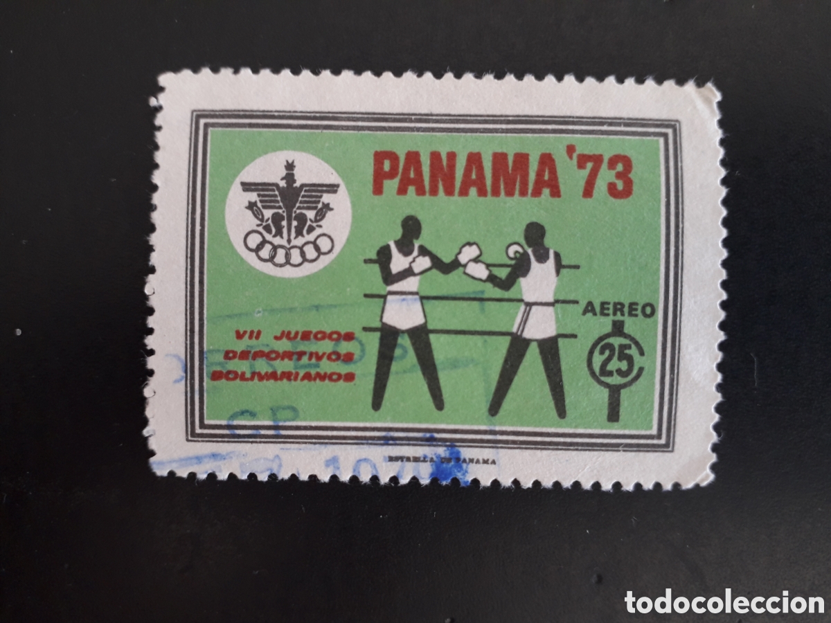 Sellos: PANAM&Aacute; YVERT A 487 SELLO SUELTO USADO 1973 DEPORTES JUEGOS BOLIVARIANOS BOXEO PEDIDO M&Iacute;NIMO 3&euro;