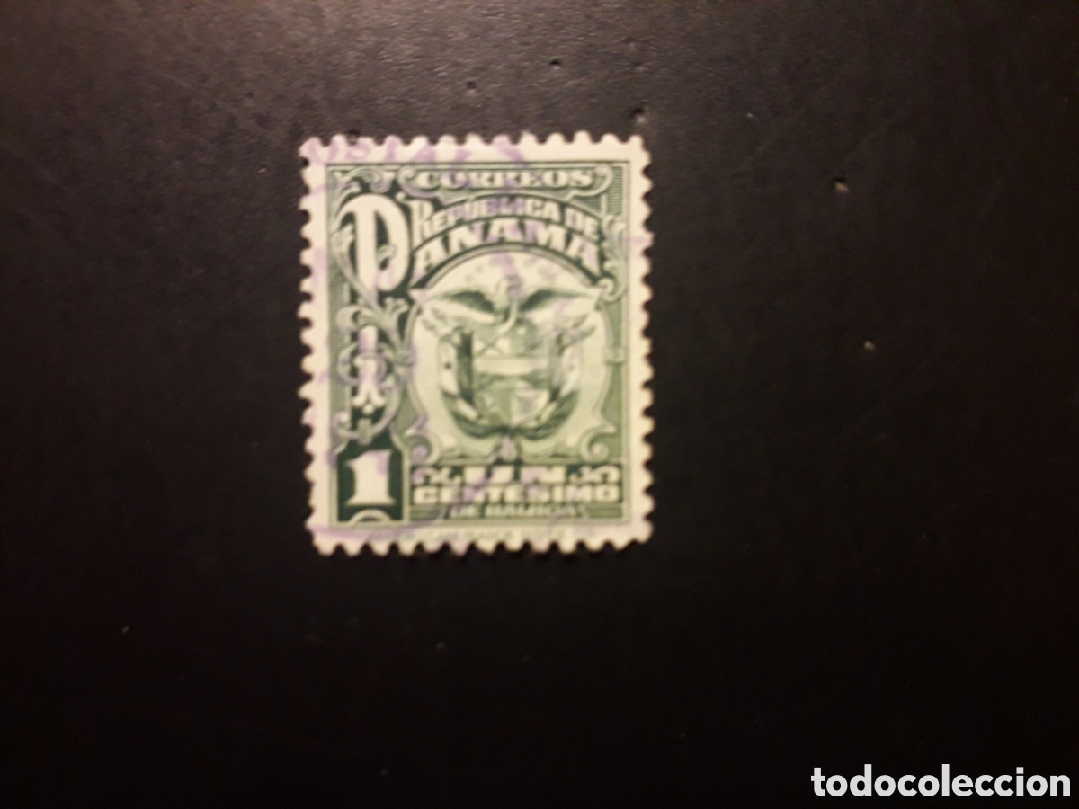 Sellos: PANAM&Aacute; YVERT 136 SELLO SUELTO USADO 1924 ESCUDO PEDIDO M&Iacute;NIMO 3&euro;