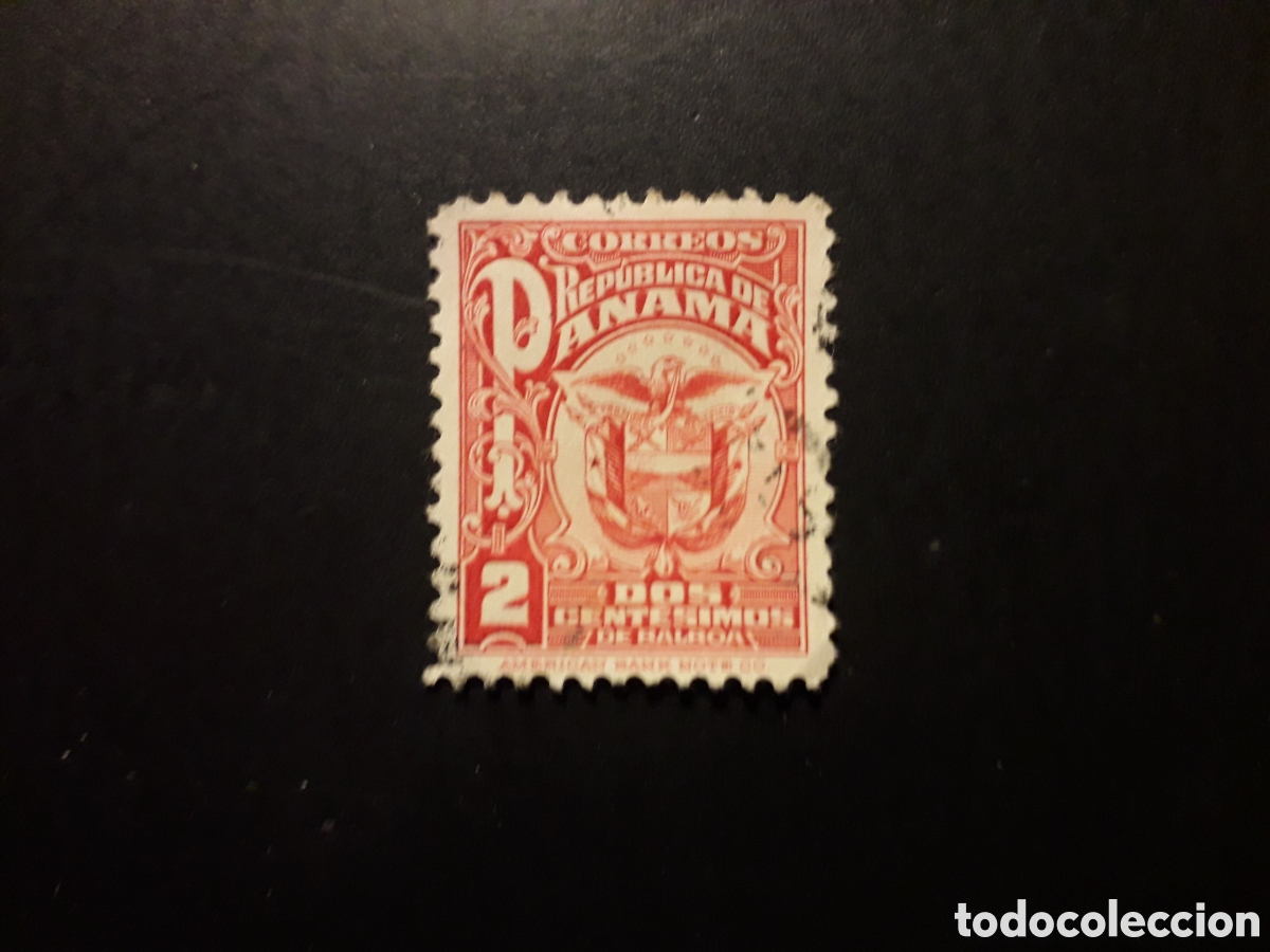 Sellos: PANAM&Aacute; YVERT 137 SELLO SUELTO USADO 1924 ESCUDO PEDIDO M&Iacute;NIMO 3&euro;