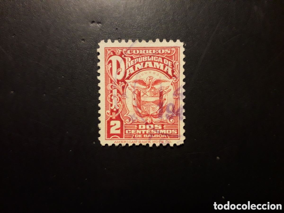 Sellos: PANAM&Aacute; YVERT 137 SELLO SUELTO USADO 1924 ESCUDO PEDIDO M&Iacute;NIMO 3&euro;