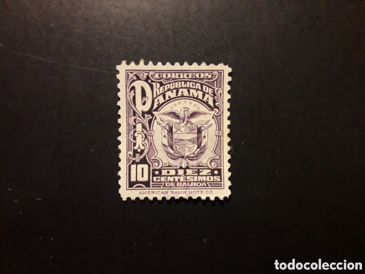 Sellos: PANAM&Aacute; YVERT 139 SELLO SUELTO USADO 1924 ESCUDO PEDIDO M&Iacute;NIMO 3&euro;