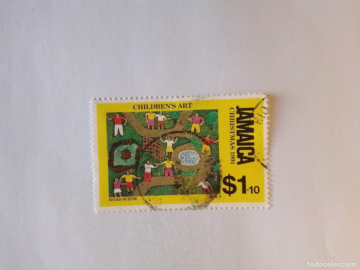 Sellos: A&Ntilde;O 1991 JAMAICA SELLO USADO
