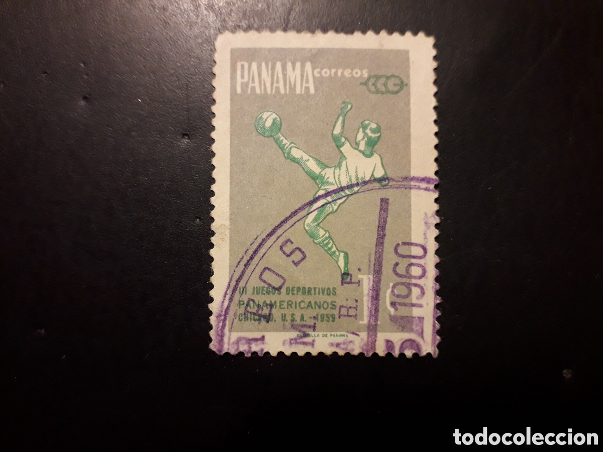 Sellos: PANAM&Aacute; YVERT 333 SELLO SUELTO USADO 1959 DEPORTES, F&Uacute;TBOL PEDIDO M&Iacute;NIMO 3&euro;
