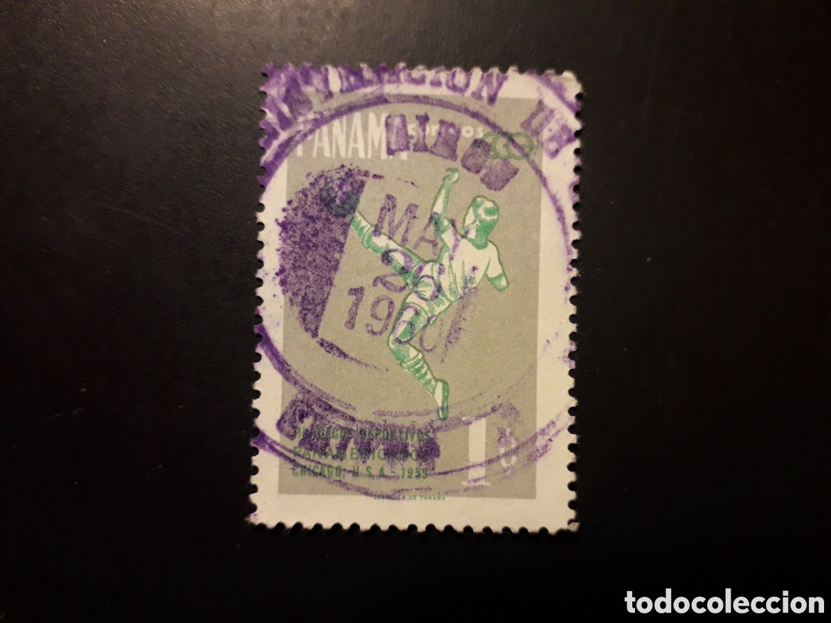 Sellos: PANAM&Aacute; YVERT 333 SELLO SUELTO USADO 1959 DEPORTES, F&Uacute;TBOL PEDIDO M&Iacute;NIMO 3&euro;