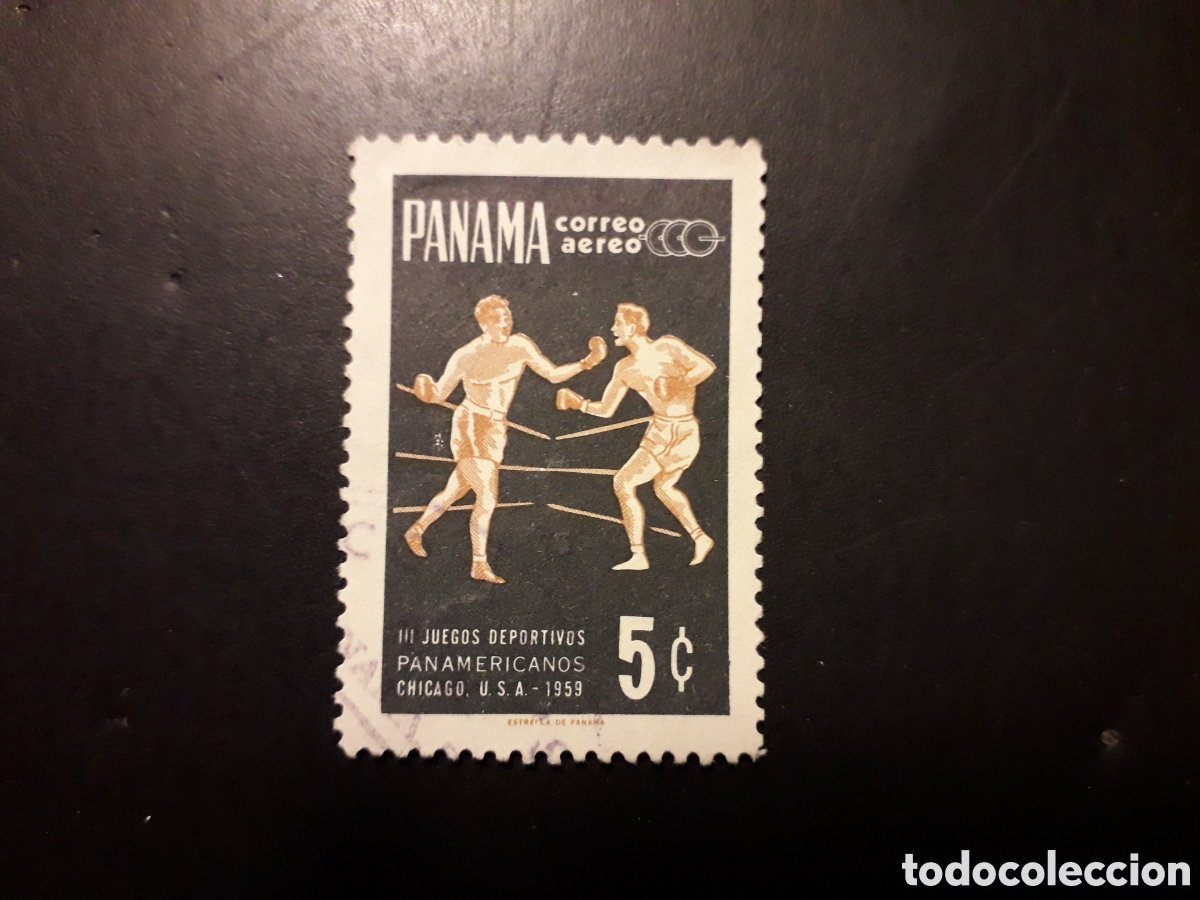 Sellos: PANAM&Aacute; YVERT A 210 SELLO SUELTO USADO 1959 DEPORTES, BOXEO PEDIDO M&Iacute;NIMO 3&euro;