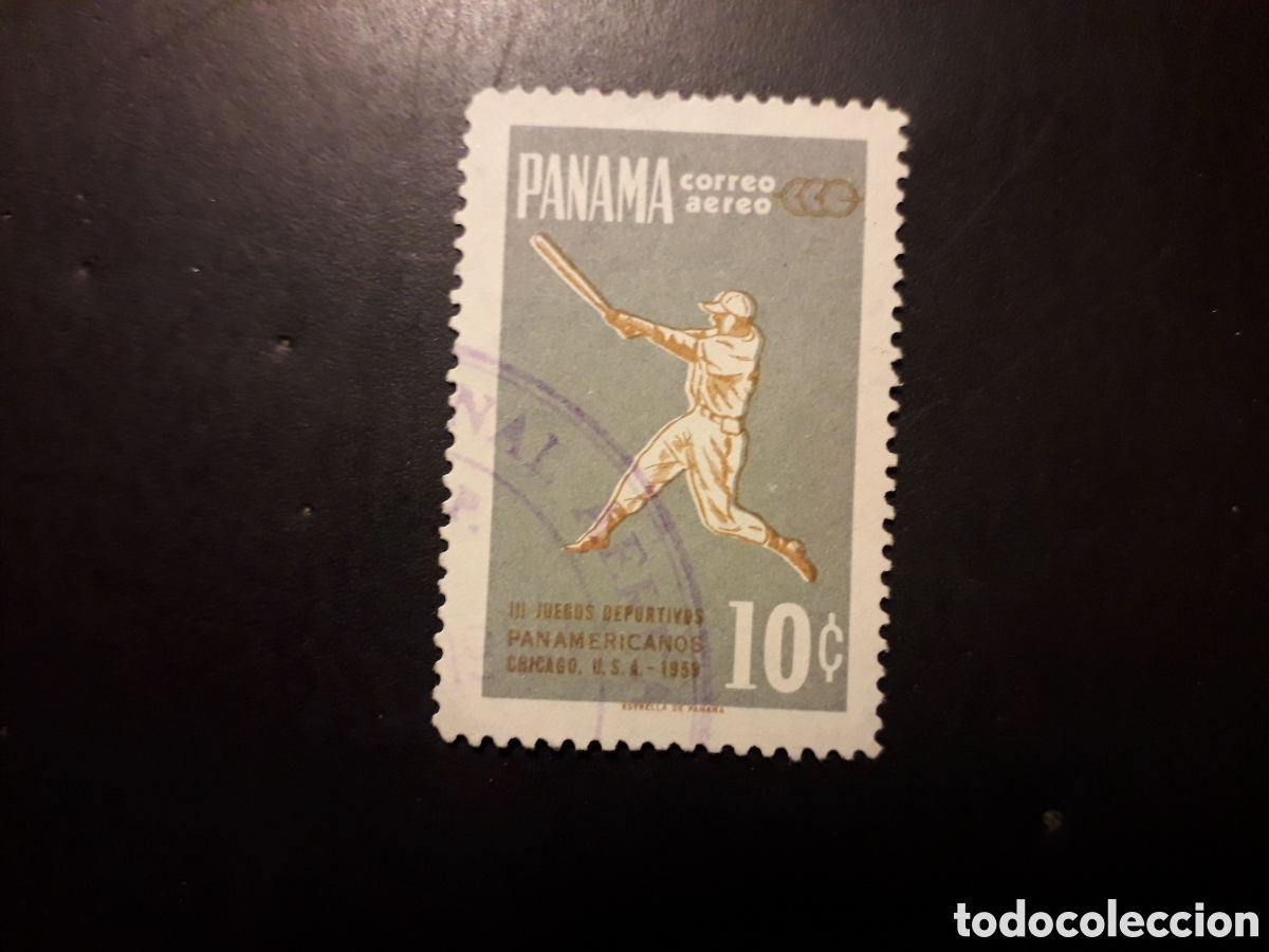 Sellos: PANAM&Aacute; YVERT A 211 SELLO SUELTO USADO 1959 DEPORTES, B&Eacute;ISBOL PEDIDO M&Iacute;NIMO 3&euro;