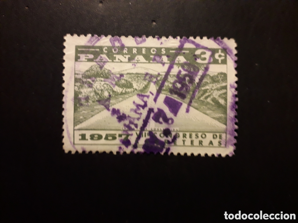 Sellos: PANAM&Aacute; YVERT 309 SERIE COMPLETA USADA 1957 CONGRESO DE CARRETERAS PEDIDO M&Iacute;NIMO 3&euro;