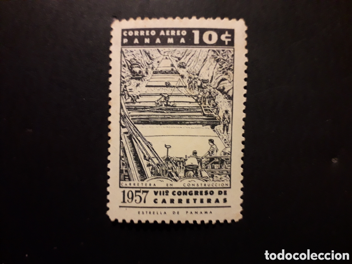 Sellos: PANAM&Aacute; YVERT A 172 SELLO SUELTO NUEVO *** 1957 CONGRESO DE CARRETERAS PEDIDO M&Iacute;NIMO 3&euro;