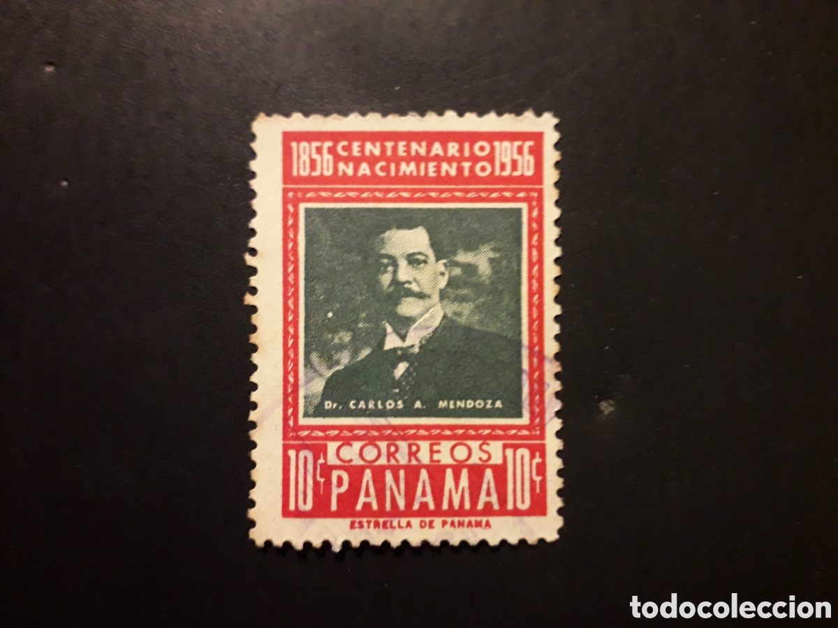 Sellos: PANAM&Aacute; YVERT 303 SERIE COMPLETA USADA 1956 DOCTOR CARLOS A MENDOZA PEDIDO M&Iacute;NIMO 3&euro;