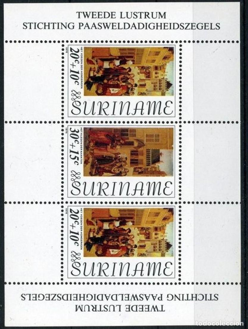 Sellos: SURINAM 1976 SHEET MNH EASTER PASCUA PAQUES OSTERN