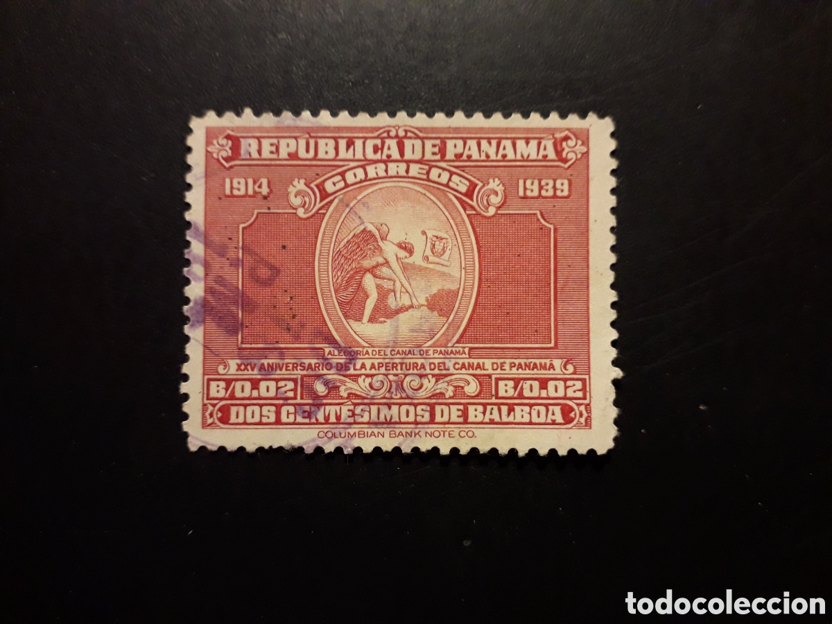 Sellos: PANAM&Aacute; YVERT 217 SELLO SUELTO USADO 1939 25 A&Ntilde;OS APERTURA DEL CANAL DE PANAM&Aacute; PEDIDO M&Iacute;NIMO 3&euro;