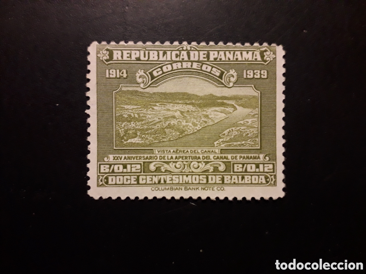 Sellos: PANAM&Aacute; YVERT 220 SELLO SUELTO USADO 1939 25 A&Ntilde;OS APERTURA DEL CANAL DE PANAM&Aacute; PEDIDO M&Iacute;NIMO 3&euro;
