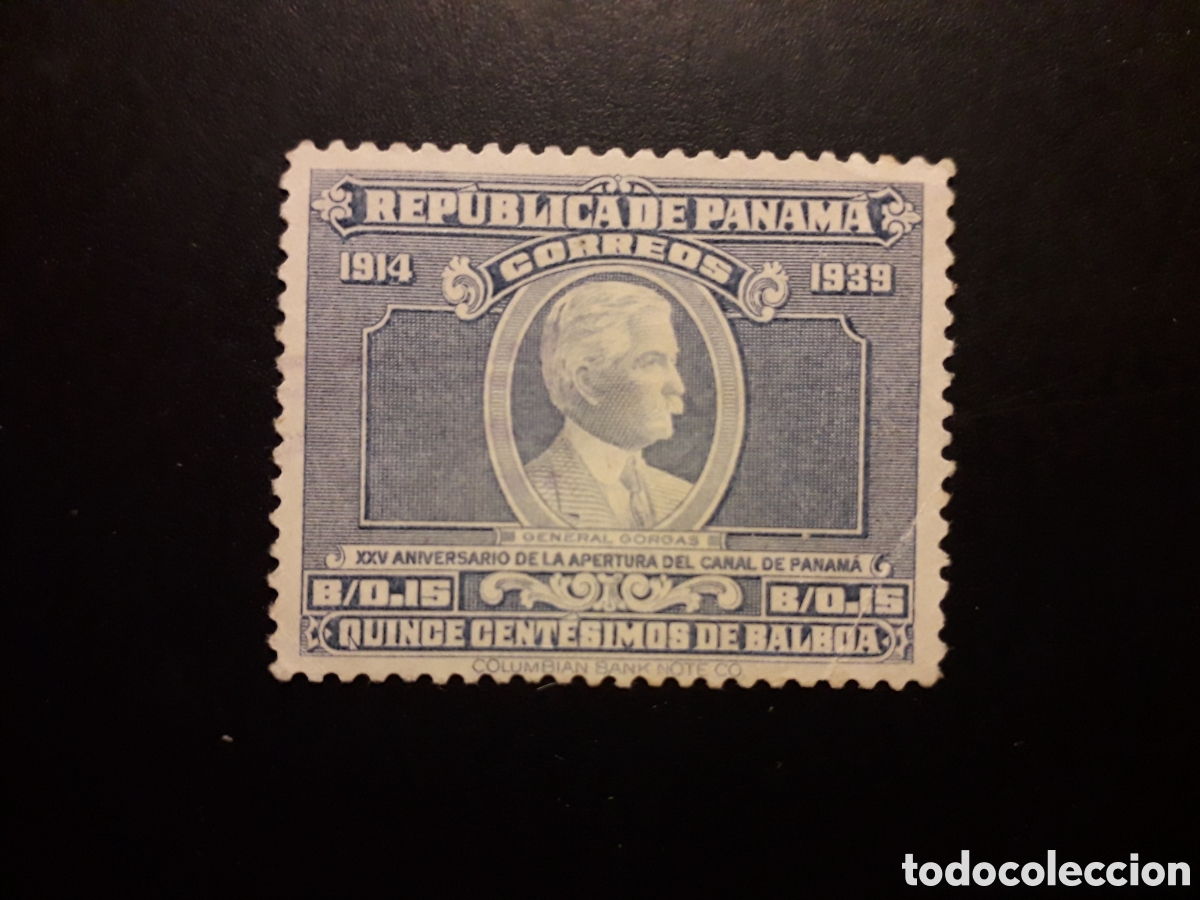 Sellos: PANAM&Aacute; YVERT 221 SELLO SUELTO USADO 1939 25 A&Ntilde;OS APERTURA DEL CANAL DE PANAM&Aacute; PEDIDO M&Iacute;NIMO 3&euro;