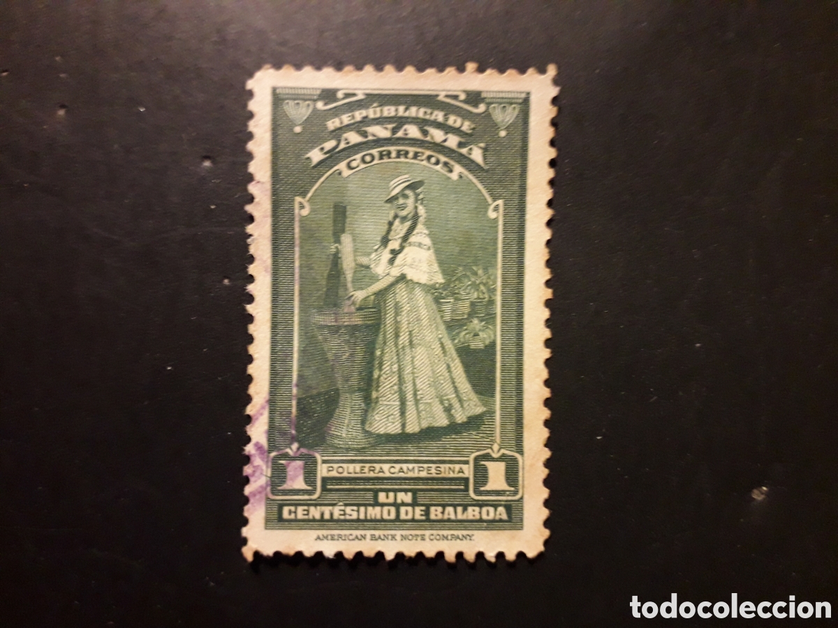 Sellos: PANAM&Aacute; YVERT 234 SELLO SUELTO USADO 1942 B&Aacute;SICA, TRAJES T&Iacute;PICOS PEDIDO M&Iacute;NIMO 3&euro;
