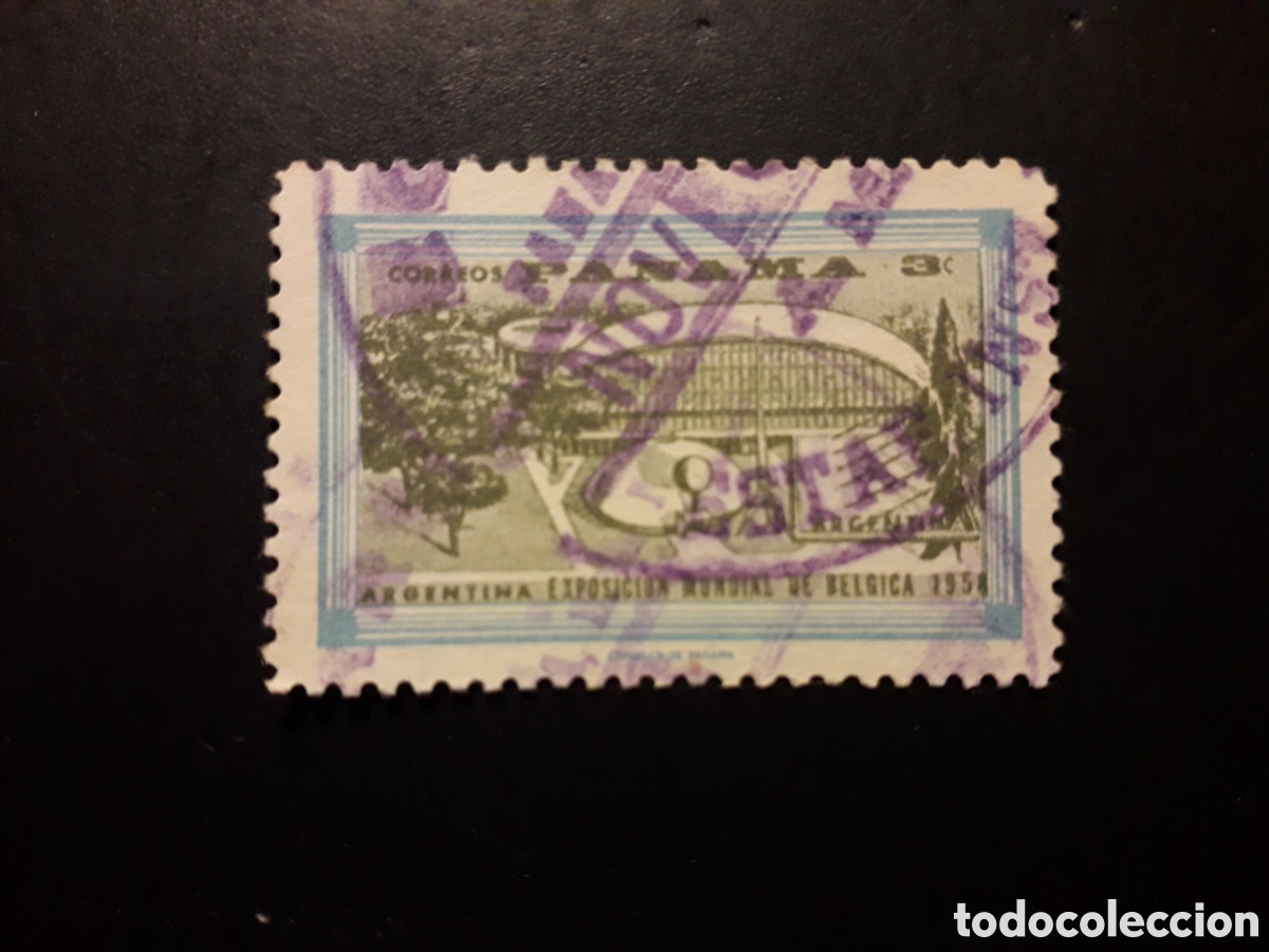 Sellos: PANAM&Aacute; YVERT 319 SELLO SUELTO USADO 1958 EXPOSICI&Oacute;N DE BRUSELAS PEDIDO M&Iacute;NIMO 3&euro;