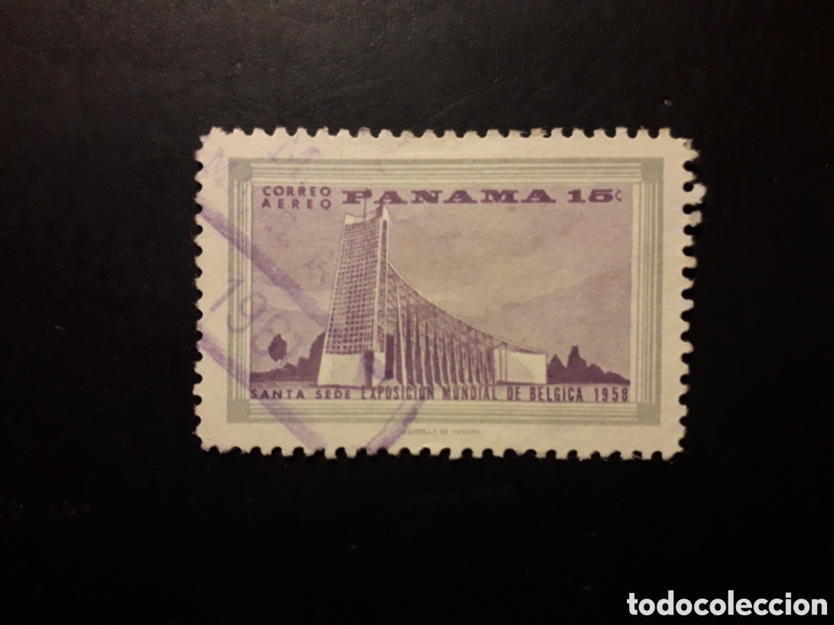 Sellos: PANAM&Aacute; YVERT A 193 SELLO SUELTO USADO 1958 EXPOSICI&Oacute;N DE BRUSELAS PEDIDO M&Iacute;NIMO 3&euro;