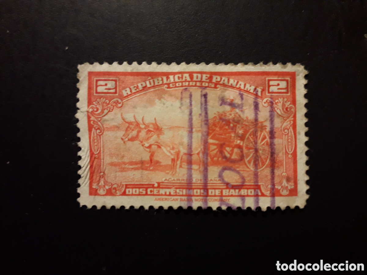 Sellos: PANAM&Aacute; YVERT 295 SERIE COMPLETA USADA 1954 TRANSPORTE DE LA CA&Ntilde;A DE AZ&Uacute;CAR PEDIDO M&Iacute;NIMO 3&euro;