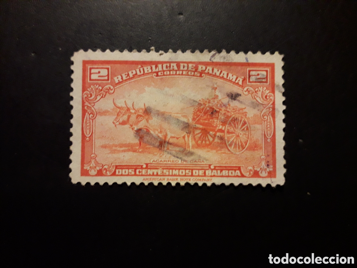 Sellos: PANAM&Aacute; YVERT 295 SERIE COMPLETA USADA 1954 TRANSPORTE DE LA CA&Ntilde;A DE AZ&Uacute;CAR PEDIDO M&Iacute;NIMO 3&euro;