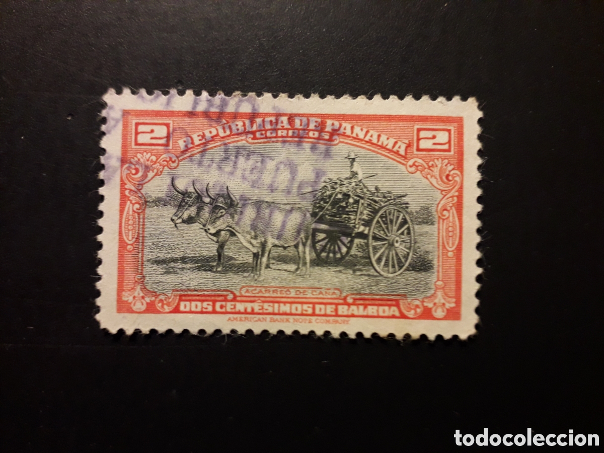 Selos: PANAM&Aacute; YVERT 274 SELLO SUELTO USADO 1950-52 TRANSPORTE DE LA CA&Ntilde;A DE AZ&Uacute;CAR PEDIDO M&Iacute;NIMO 3&euro;