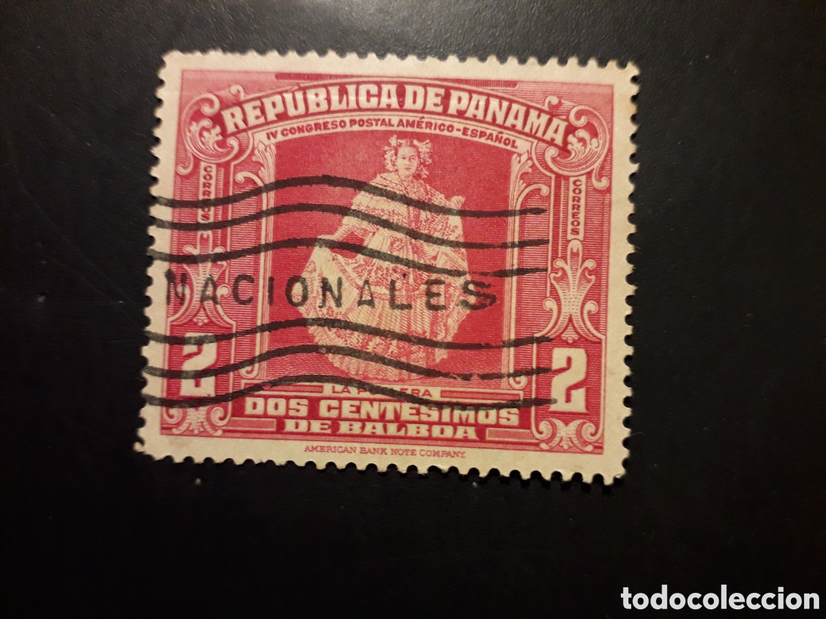 Sellos: PANAM&Aacute; YVERT 179 (A) SELLO SUELTO USADO 1936 CONGRESO POSTAL PEDIDO M&Iacute;NIMO 3&euro;