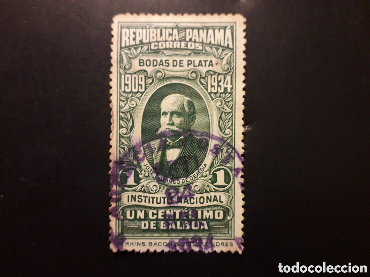 Sellos: PANAM&Aacute; YVERT 169 SELLO SUELTO USADO 1934 INSTITUTO NACIONAL PEDIDO M&Iacute;NIMO 3&euro;
