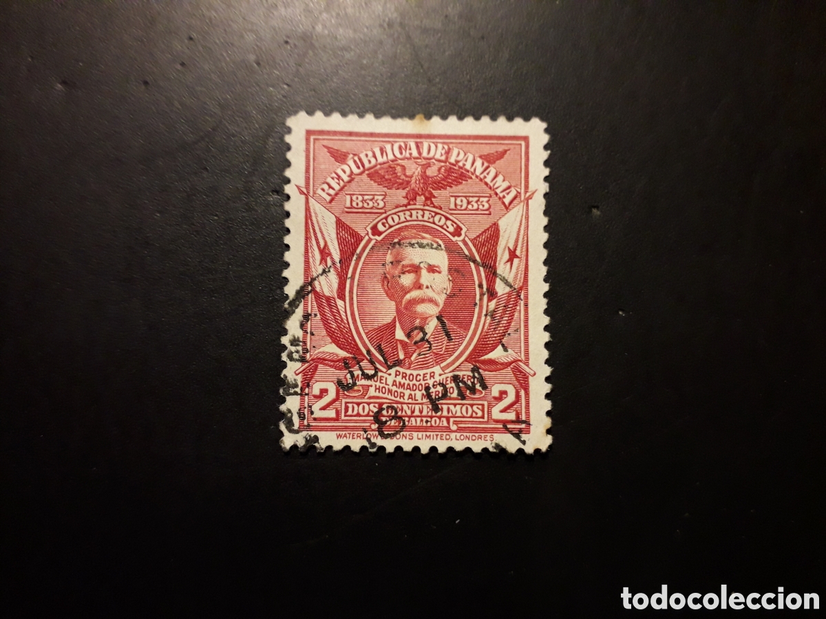 Sellos: PANAM&Aacute; YVERT 168 SERIE COMPLETA USADA 1933 PRESIDENTE MANUEL AMADOR GUERRERO PEDIDO M&Iacute;NIMO 3&euro;