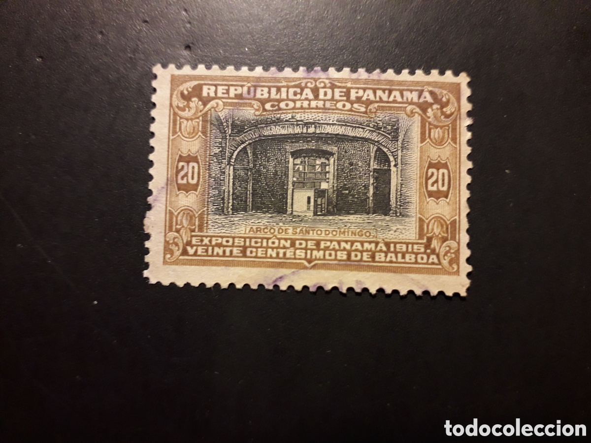 Sellos: PANAM&Aacute; YVERT 116 SELLO SUELTO USADO 1915-20 INAUGURACI&Oacute;N CANAL, PEDIDO M&Iacute;NIMO 3&euro;