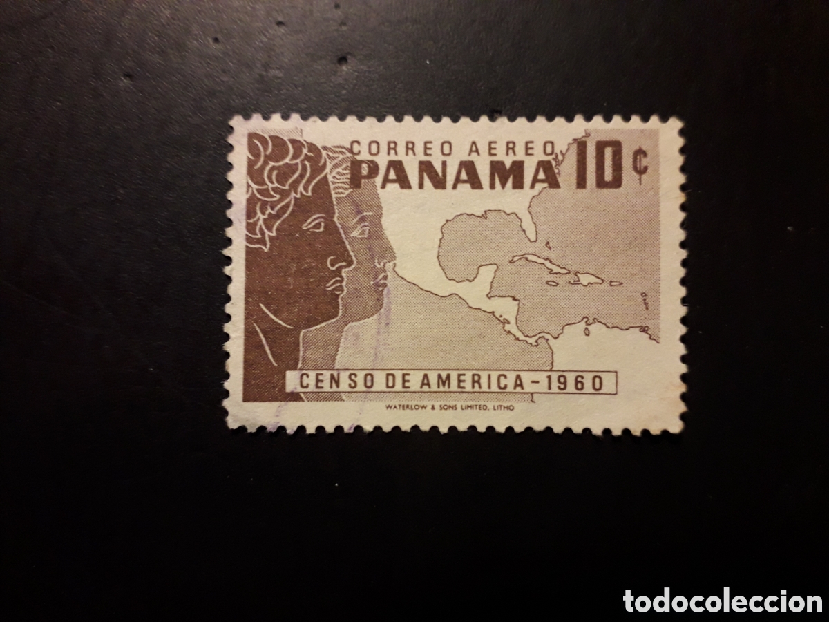 Selos: PANAM&Aacute; YVERT A 225 SELLO SUELTO USADO 1960 CENSO NACIONAL, MAPAS PEDIDO M&Iacute;NIMO 3&euro;