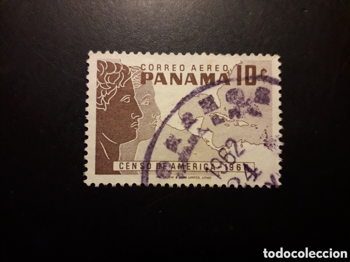 Selos: PANAM&Aacute; YVERT A 225 SELLO SUELTO USADO 1960 CENSO NACIONAL, MAPAS PEDIDO M&Iacute;NIMO 3&euro;