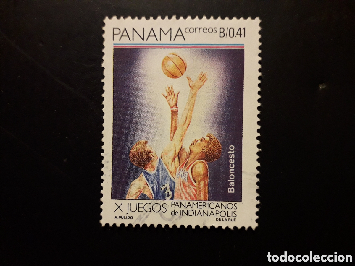 Sellos: PANAM&Aacute; YVERT 1029 SELLO SUELTO USADO 1987 DEPORTES BALONCESTO PEDIDO M&Iacute;NIMO 3&euro;