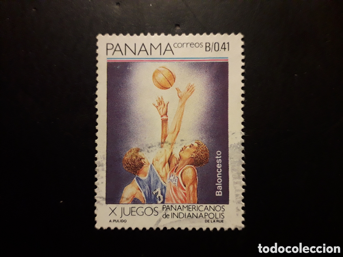 Sellos: PANAM&Aacute; YVERT 1029 SELLO SUELTO USADO 1987 DEPORTES BALONCESTO PEDIDO M&Iacute;NIMO 3&euro;