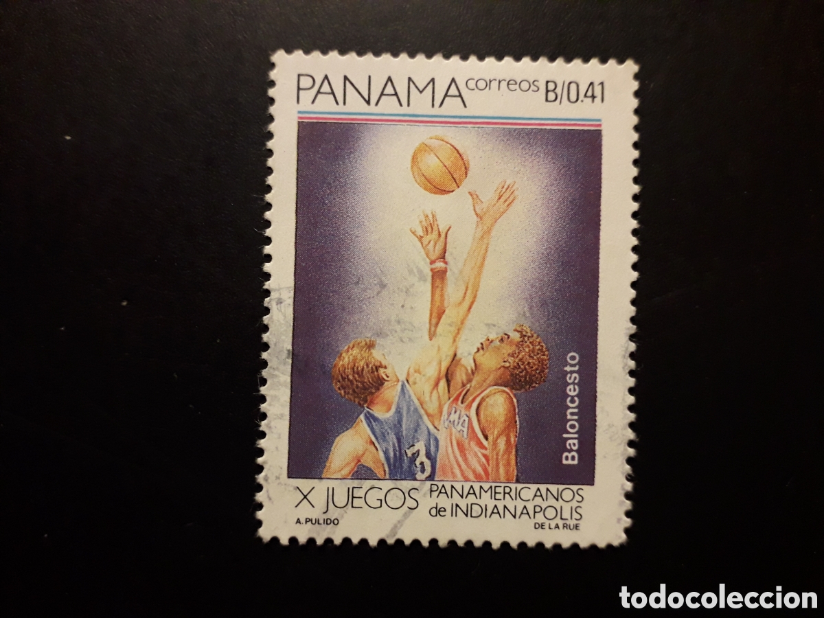 Sellos: PANAM&Aacute; YVERT 1029 SELLO SUELTO USADO 1987 DEPORTES BALONCESTO PEDIDO M&Iacute;NIMO 3&euro;