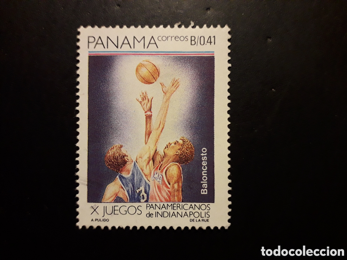 Sellos: PANAM&Aacute; YVERT 1029 SELLO SUELTO USADO 1987 DEPORTES BALONCESTO PEDIDO M&Iacute;NIMO 3&euro;