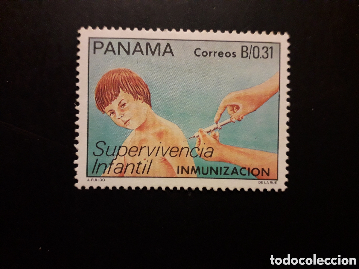 Sellos: PANAM&Aacute; YVERT 1043 SELLO SUELTO NUEVO *** 1988 SUPERVIVENCIA INFANTIL, VACUNACI&Oacute;N PEDIDO M&Iacute;NIMO 3&euro;